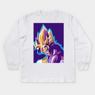 SUPER SAIYAN GOKU Kids Long Sleeve T-Shirt